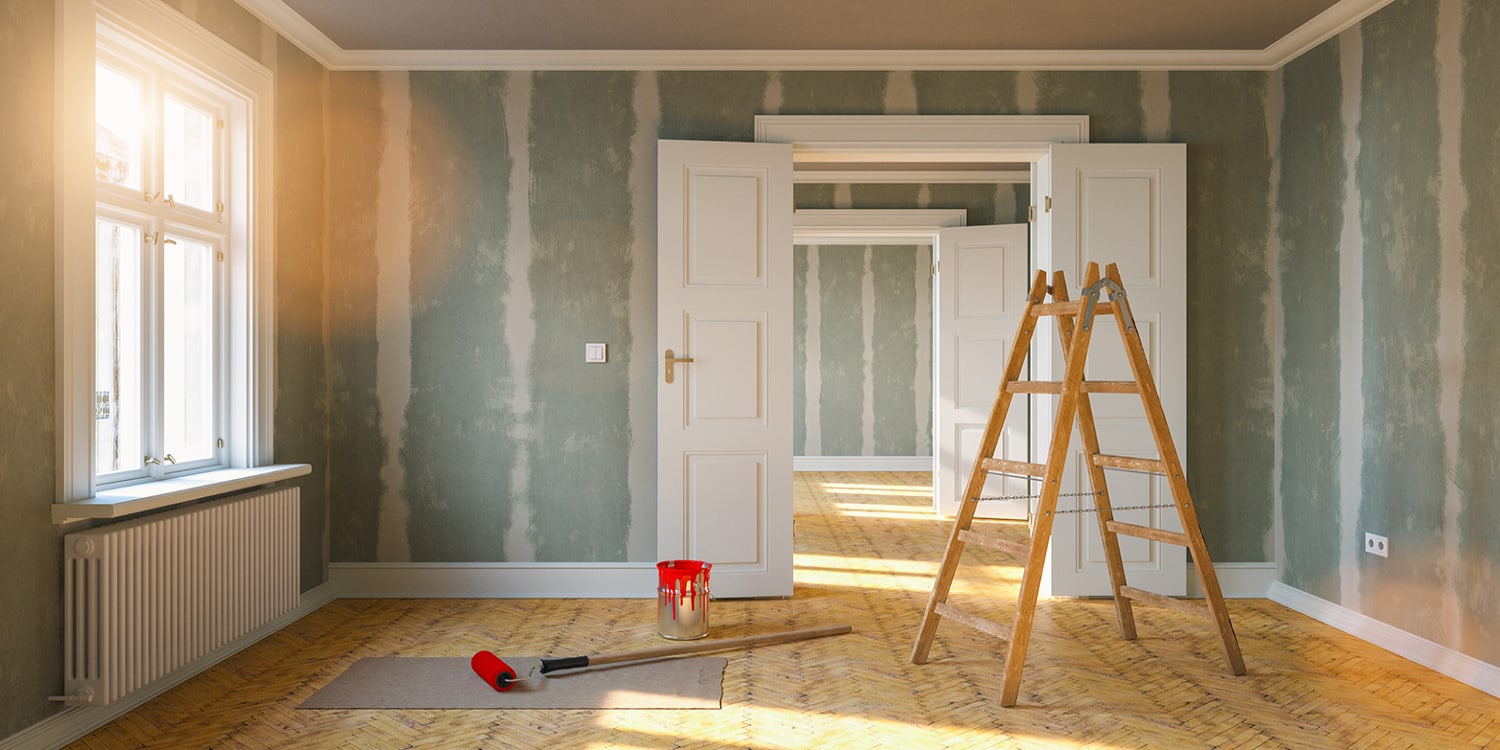 Home renovation, representing fix and flip investment and house flipping